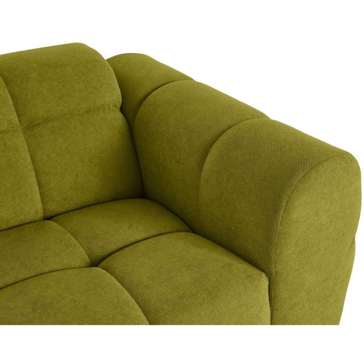 LISA DESIGN Ray - canapé droit 2 places en tissu texturé