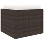 Voir la diapositive 5 : VIDAXL Salon de jardin 8 pcs avec coussins Marron Resine tressee