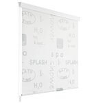 VIDAXL Store roulant de douche 100x240 cm Eclaboussures