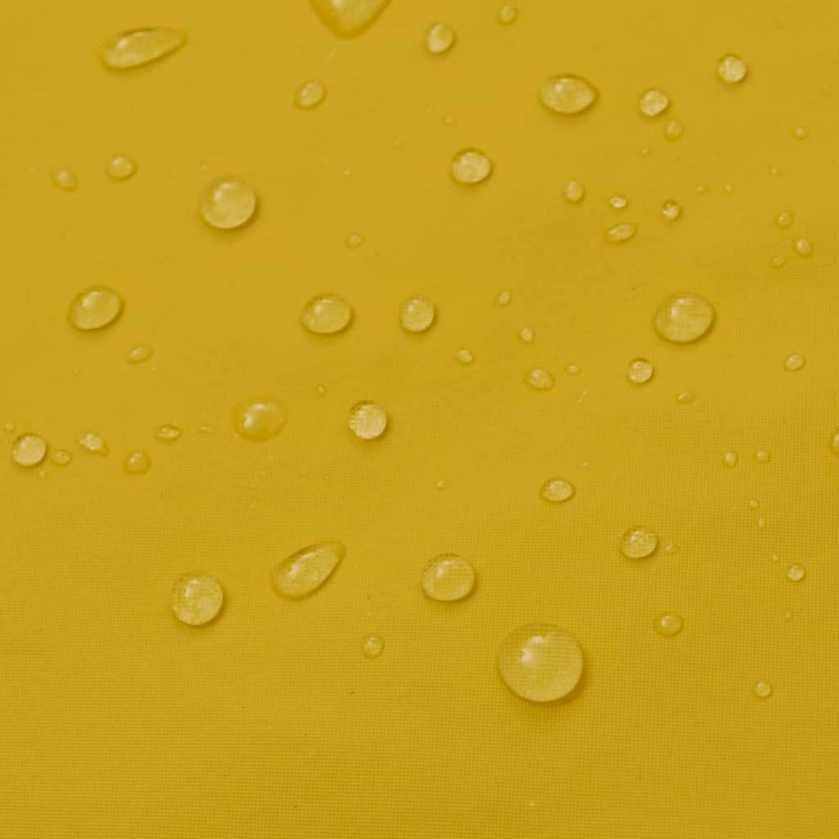 VIDAXL Manteau de pluie long impermeable resistant a capuche jaune XL