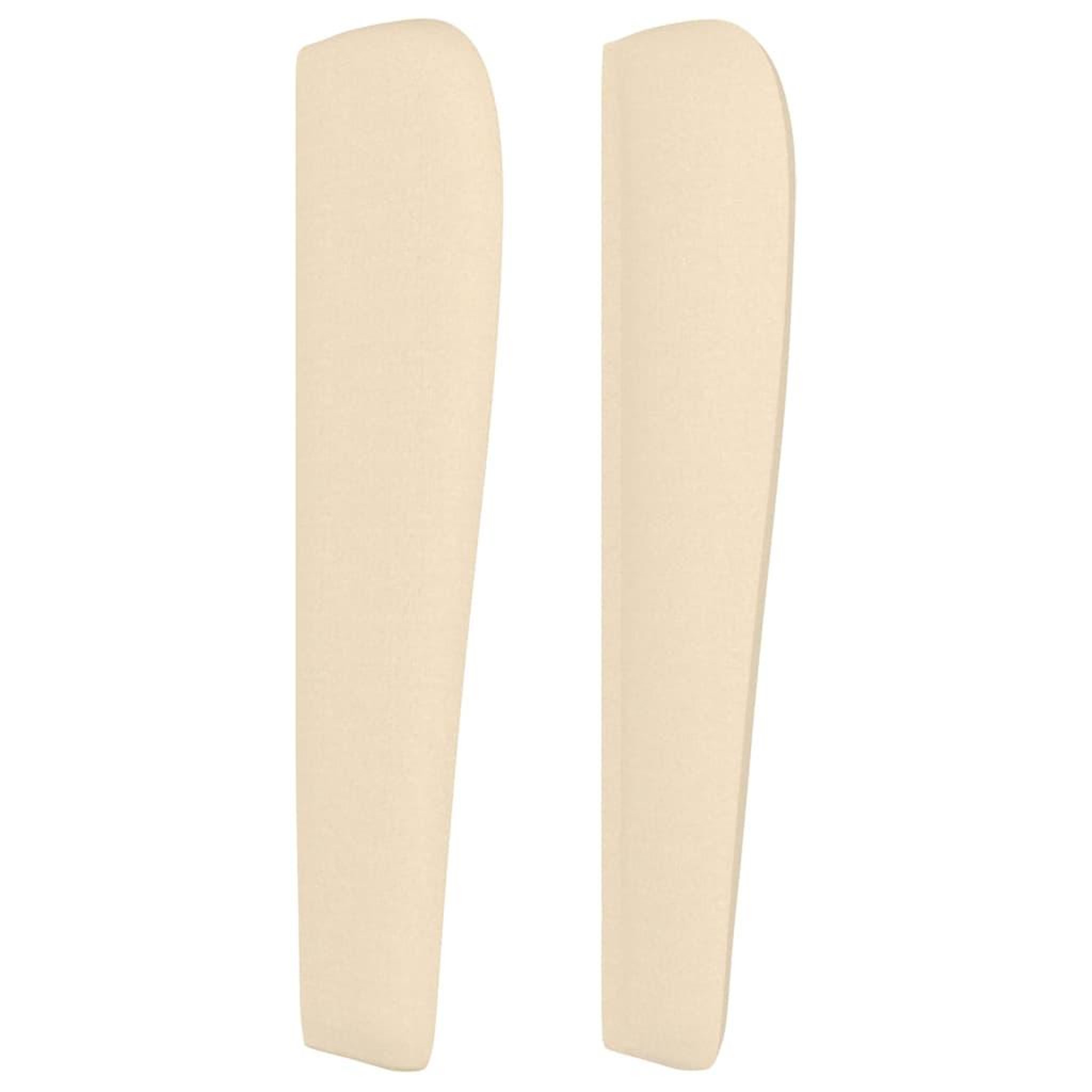 Voir la diapositive 4 : VIDAXL Tete de lit avec oreilles Creme 103x23x118/128 cm Tissu