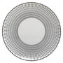 Voir la diapositive 1 : SECRET DE GOURMET Lot de 6 Assiettes Plates Porcelaine  Lunis  27cm Noir