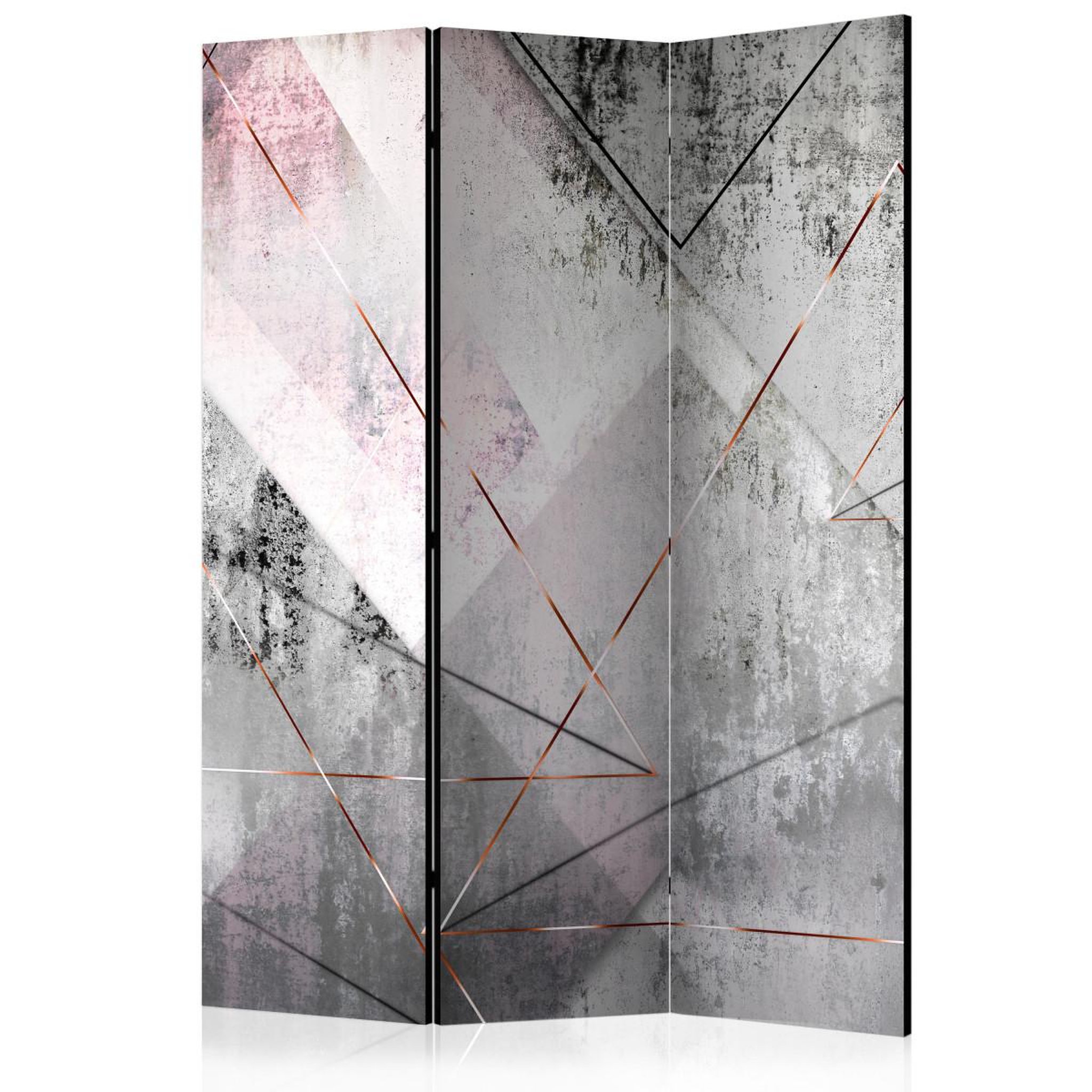 Paris Prix Paravent 3 volets  triangular perspective  135x172cm