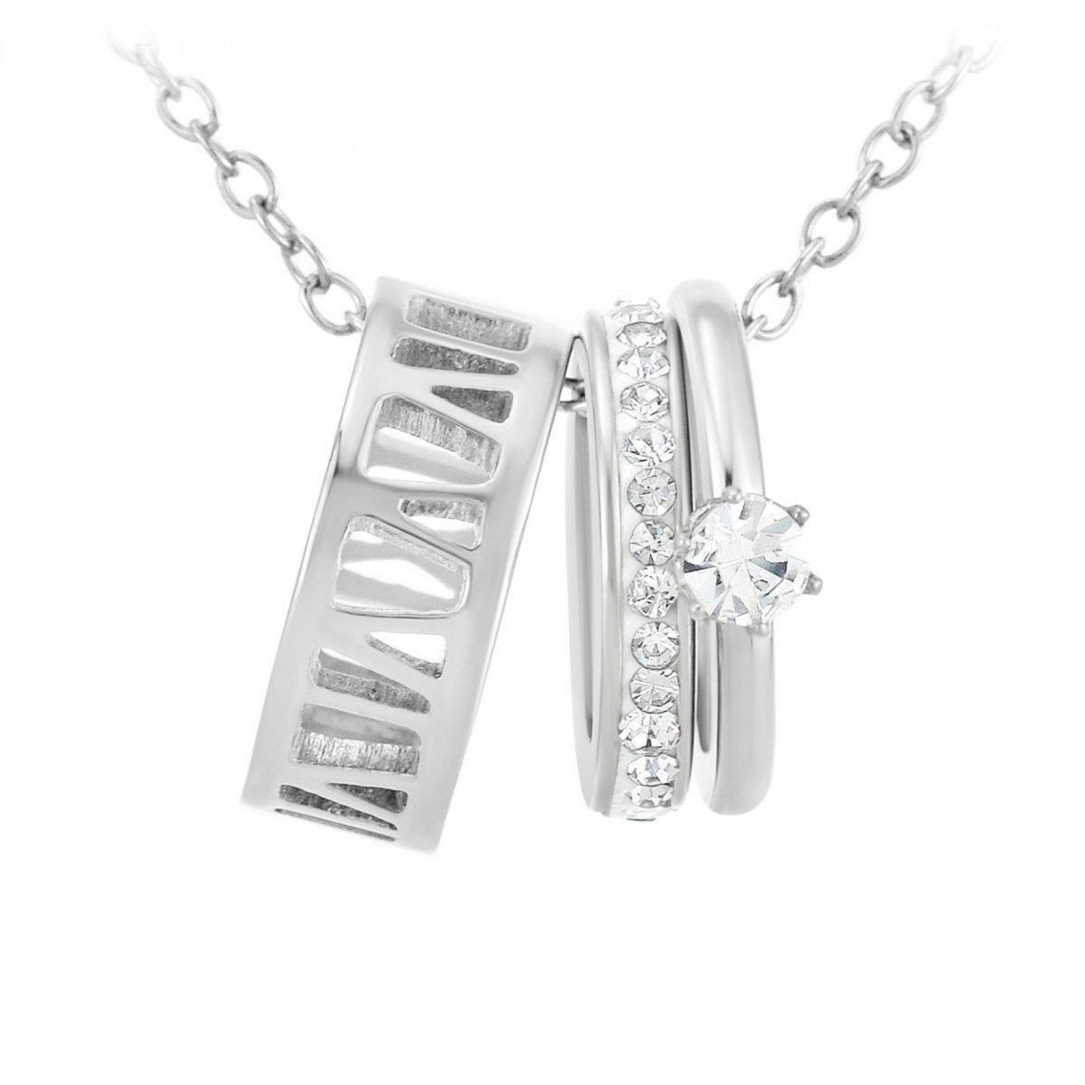 SC CRYSTAL Collier SC Crystal orné de Cristaux scintillants