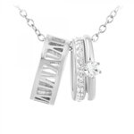 SC CRYSTAL Collier SC Crystal orné de Cristaux scintillants