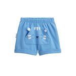 Petit Béguin Short bébé Biscarosse. Coloris disponibles : Bleu