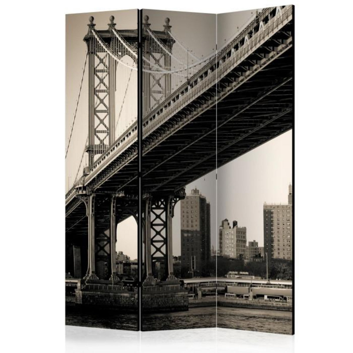 Paris Prix Paravent 3 Volets  Manhattan Bridge, New York  135x172cm