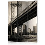 Voir la diapositive 1 : Paris Prix Paravent 3 Volets  Manhattan Bridge, New York  135x172cm
