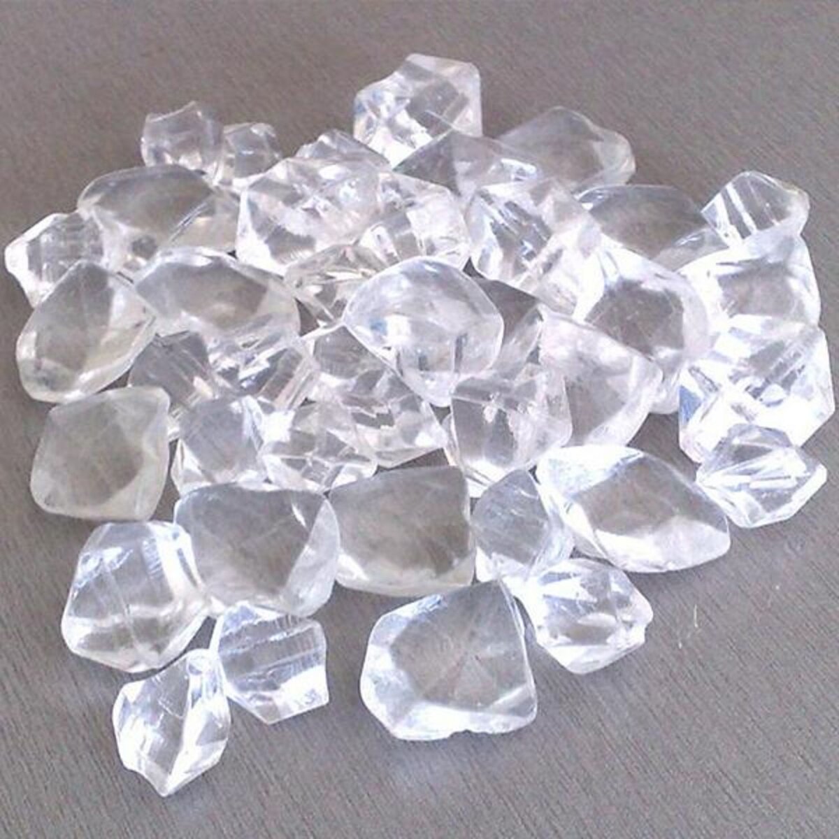 Chemin'arte Lot de pierres décoratives transparente pour cheminées électriques - 017