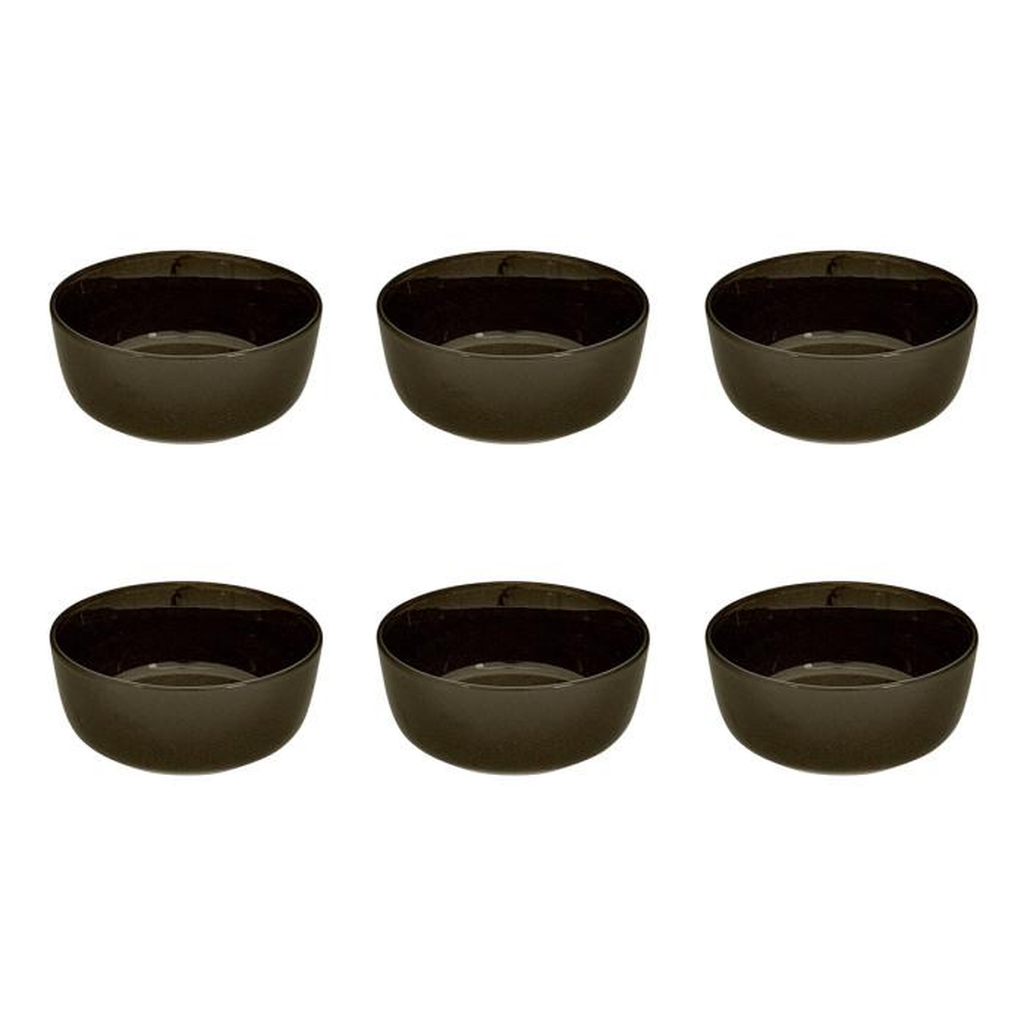 SECRET DE GOURMET Lot de 6 Coupelles  Terre Inconnue  15cm Marron