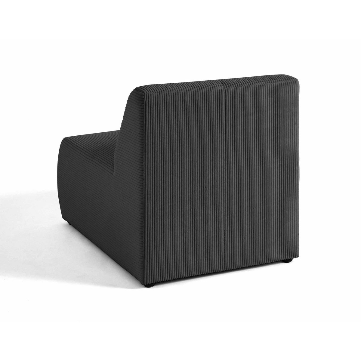 LISA DESIGN Onyx - fauteuil sans accoudoirs - en velours côtelé