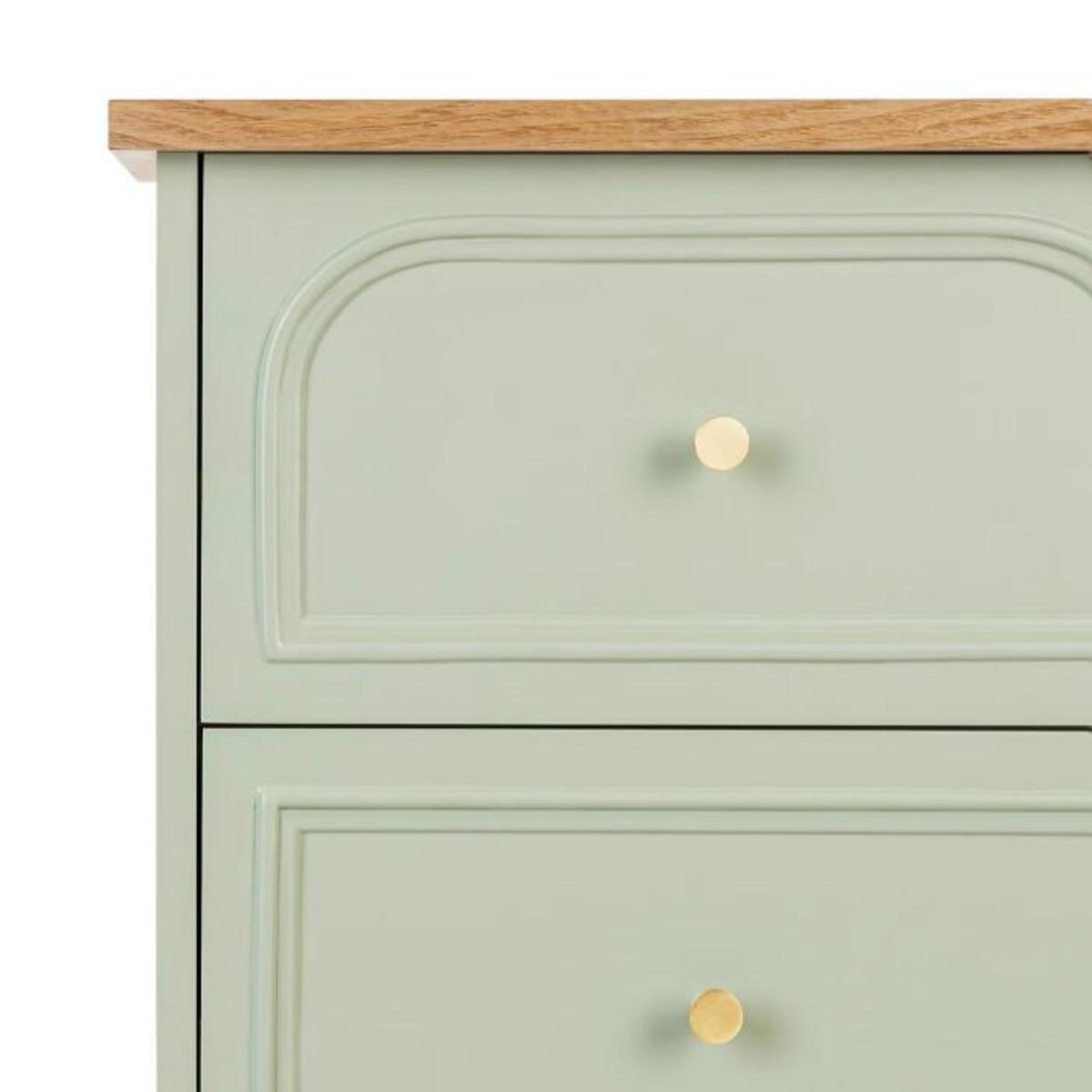 ATMOSPHERA Chiffonnier 5 Tiroirs  Mohéa  113cm Vert Céladon