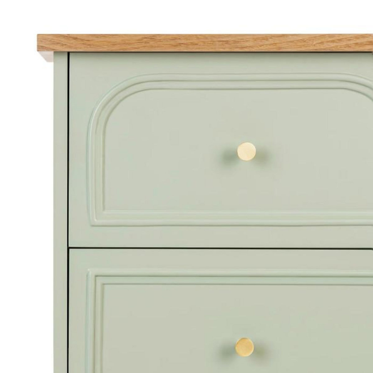 ATMOSPHERA Chiffonnier 5 Tiroirs  Mohéa  113cm Vert Céladon