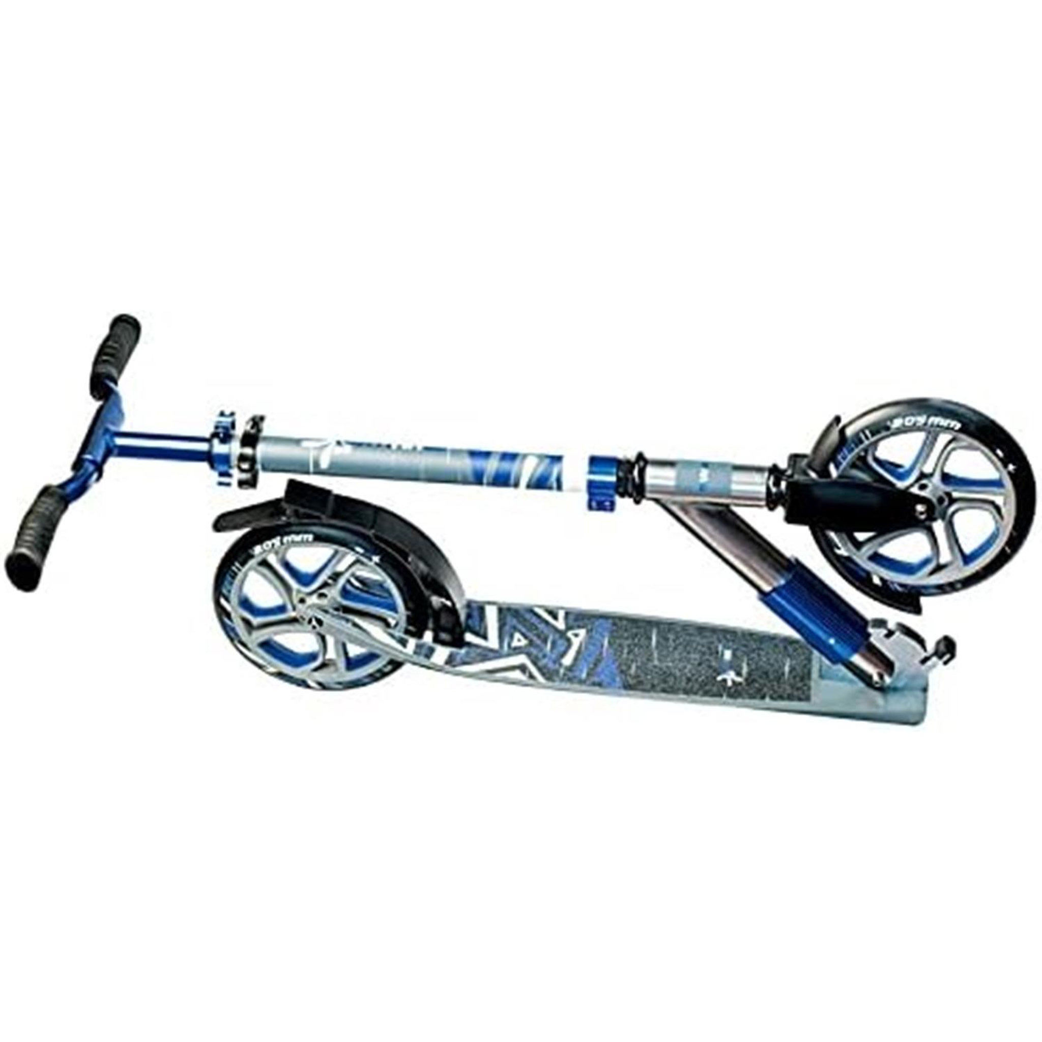 Voir la diapositive 3 : MUUWMI Aluminium Trottinette Deluxe 205 mm gris-Bleu