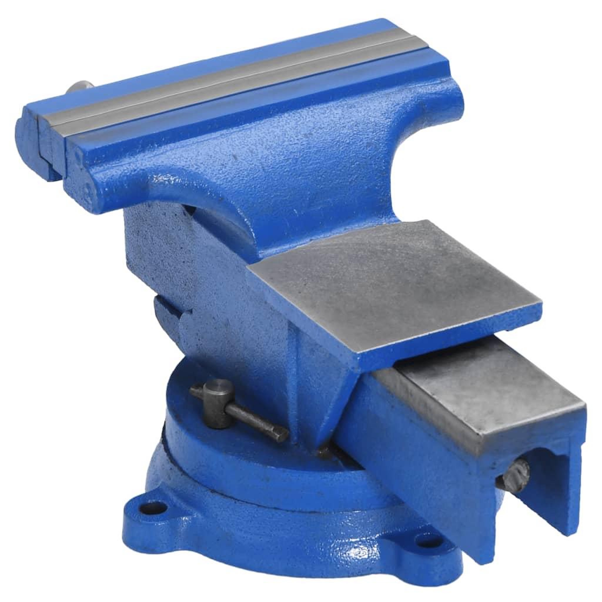 Voir la diapositive 4 : VIDAXL Etau d'etabli bleu 150 mm fonte