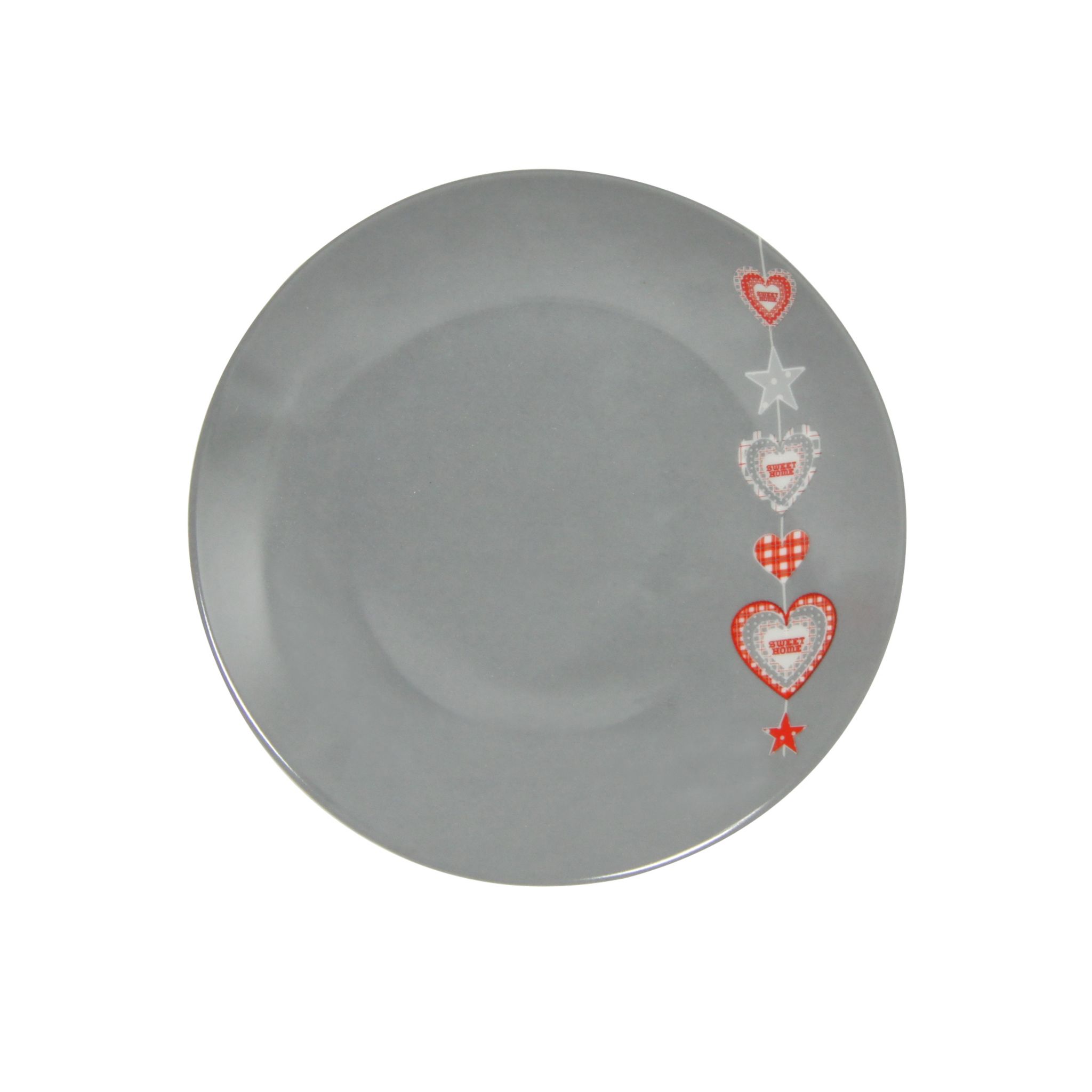 Lot De 6 Assiettes à Dessert Porcelaine Coquelicot - 19,5 Cm, Résistantes Et Micro-ondes - 2