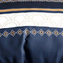 Voir la diapositive 3 : ATELIER DU COTON Parure housse de couette 100% coton 57fils kalypso