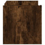 Voir la diapositive 5 : VIDAXL Table basse chene fume 100x50x50 cm bois d'ingenierie