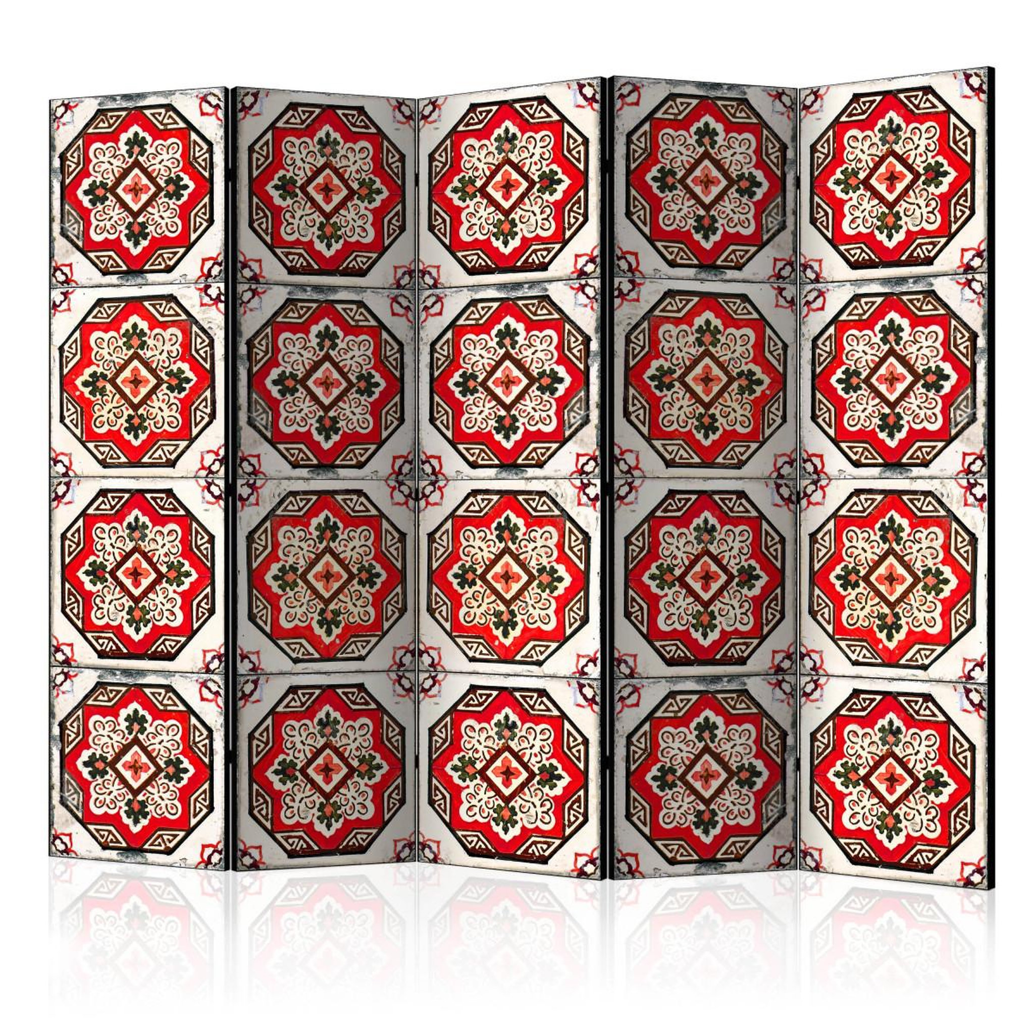 Paris Prix Paravent 5 volets  dance of red line  172x225cm