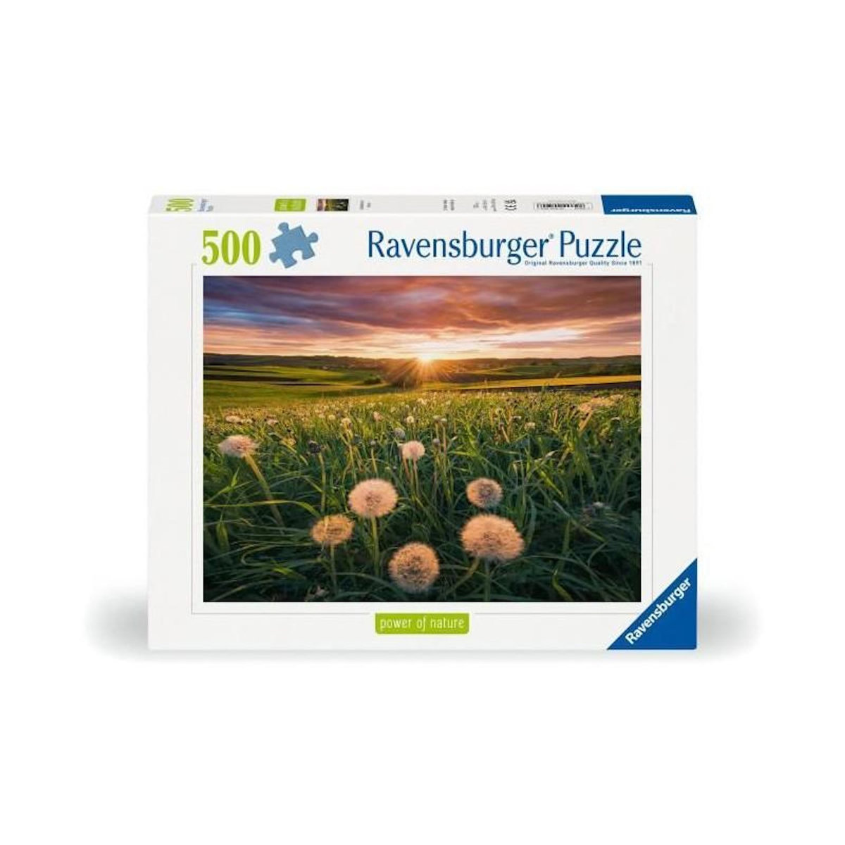 RAVENSBURGER Puzzle 500 pièces – Pissenlits au crépuscule – Ravensburger – Qualité supérieure – Dès 12 ans