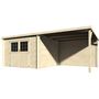 Voir la diapositive 2 : DECOR ET JARDIN Abri chalet de jardin bois - 15.77m² - EDEN