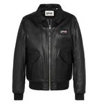 Schott Blouson Cuir  Homme Schott LCJET. Coloris disponibles : Noir