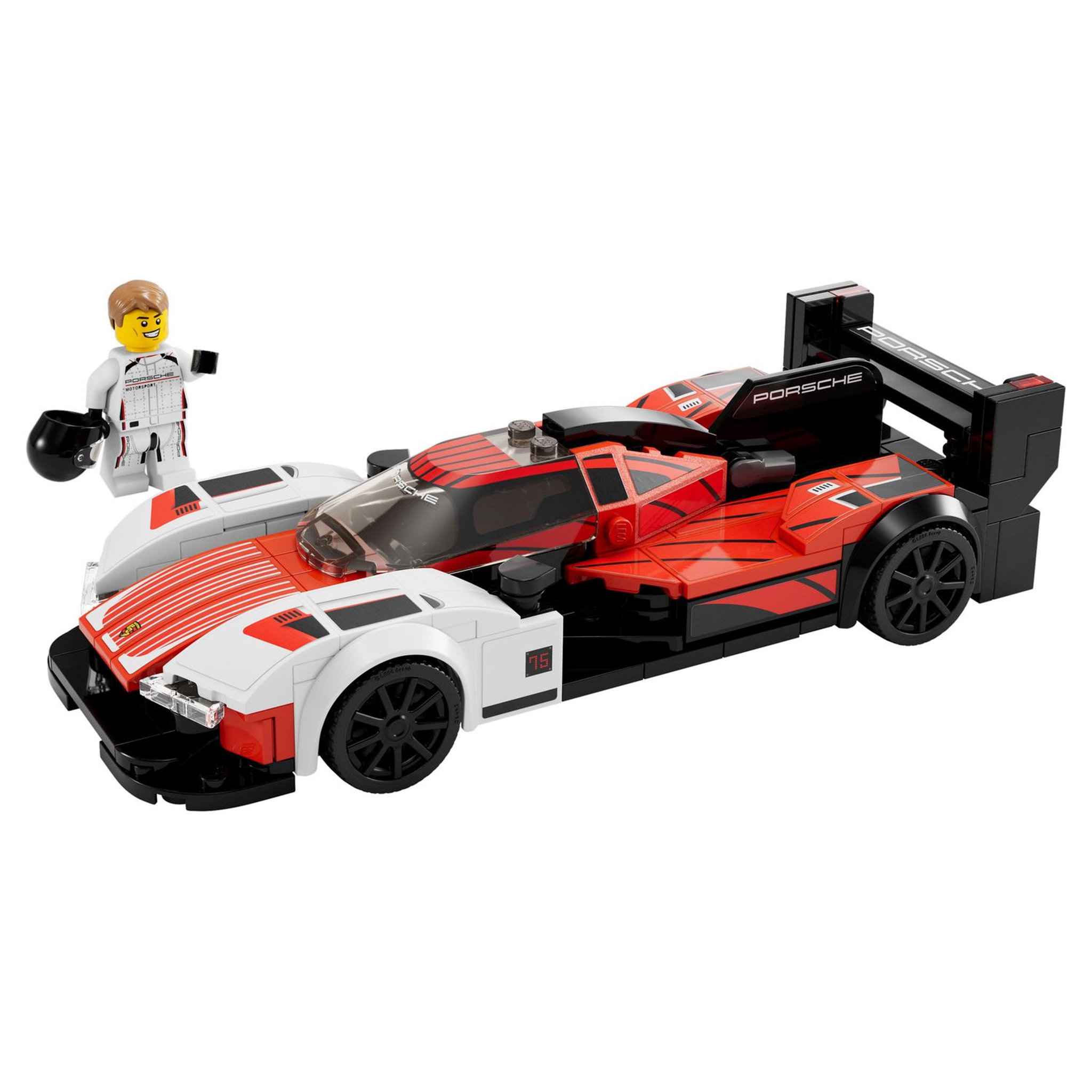 Voir la diapositive 3 : LEGO Speed Champions 76916 - Porsche 963, Kit de Maquette de Voiture de Course, Jouet pour Enfants, Set à Collectionner 2023 avec Minifigurine du Pilote