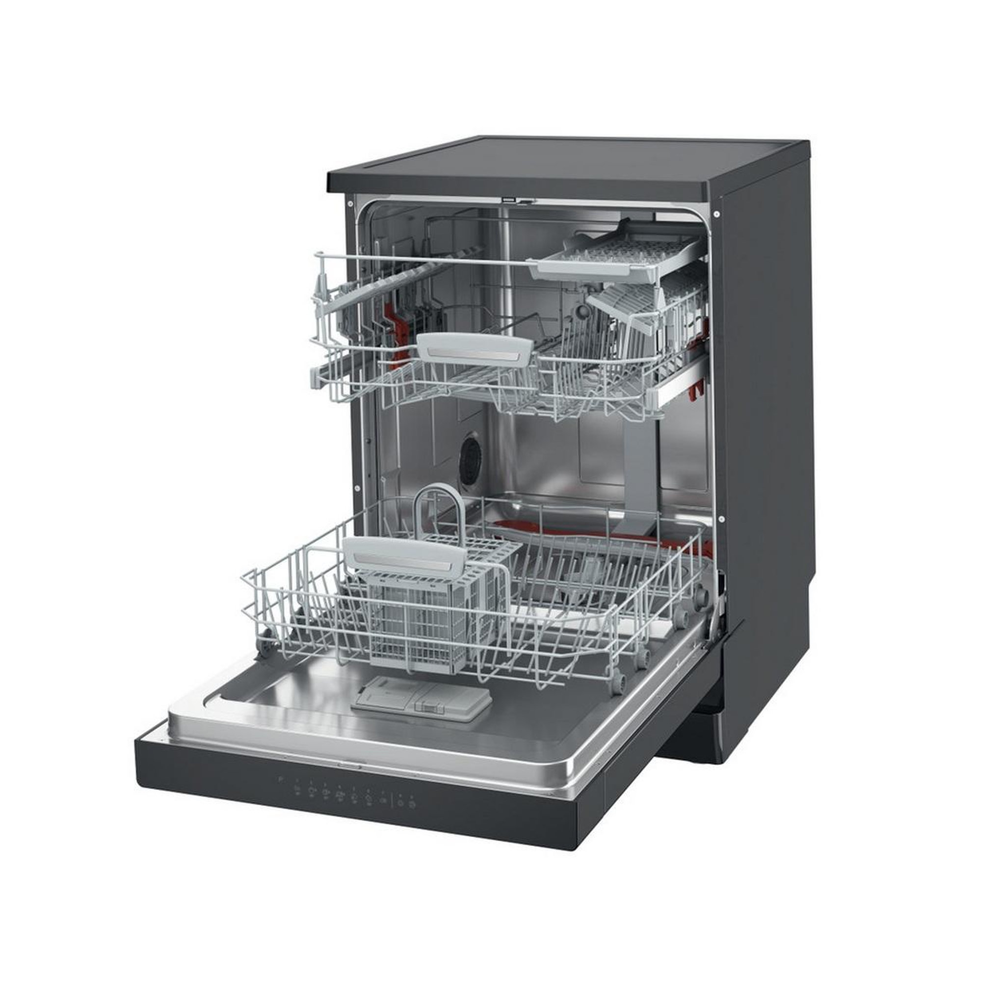 Voir la diapositive 4 : HOTPOINT Lave-vaisselle 60cm 14 couverts 41db gris - hfc3t141wcsb