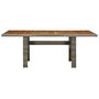Voir la diapositive 2 : VIDAXL Table de jardin Marron Resine tressee et bois d'acacia massif