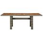 Voir la diapositive 2 : VIDAXL Table de jardin Marron Resine tressee et bois d'acacia massif