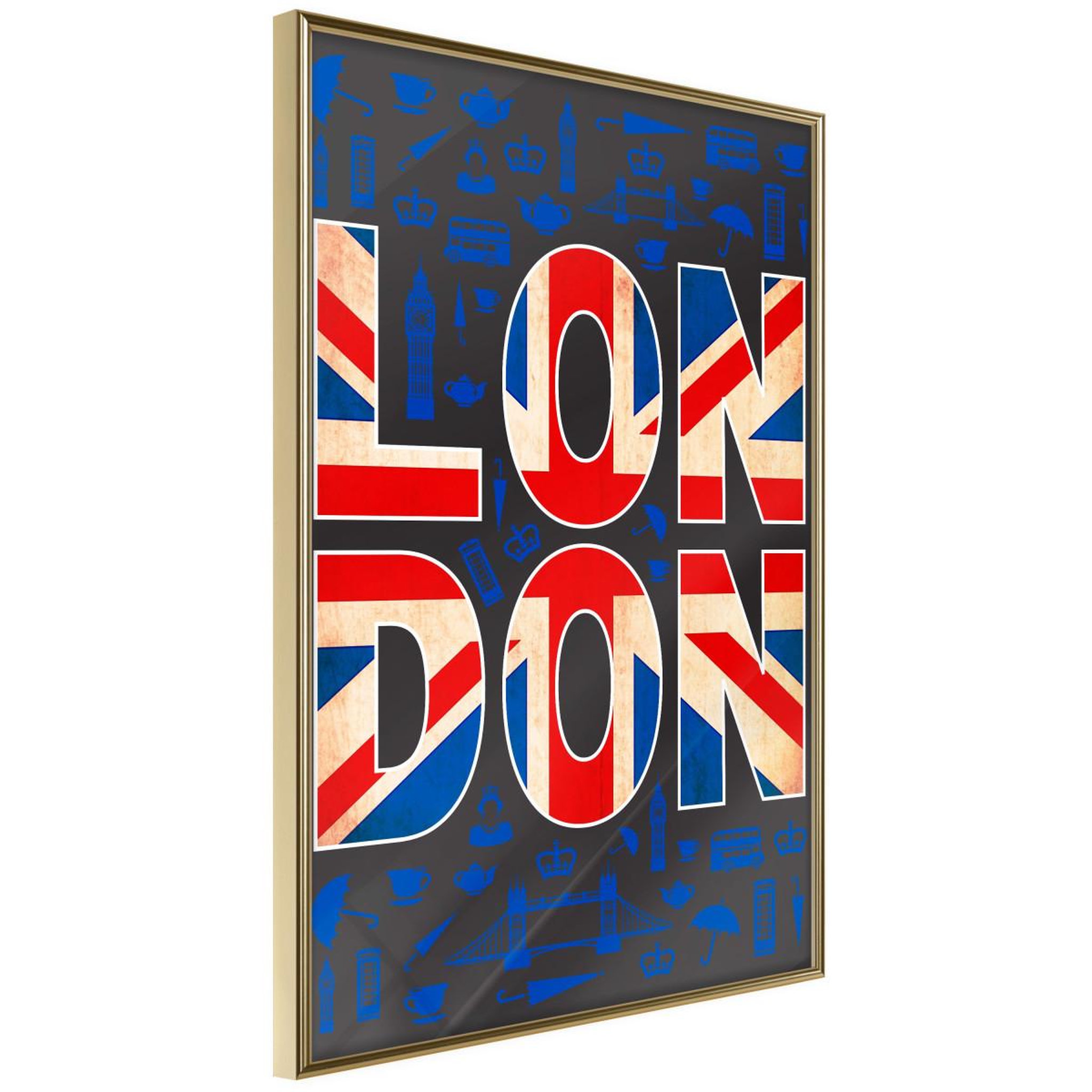 Voir la diapositive 1 : Paris Prix Affiche murale encadrée  london