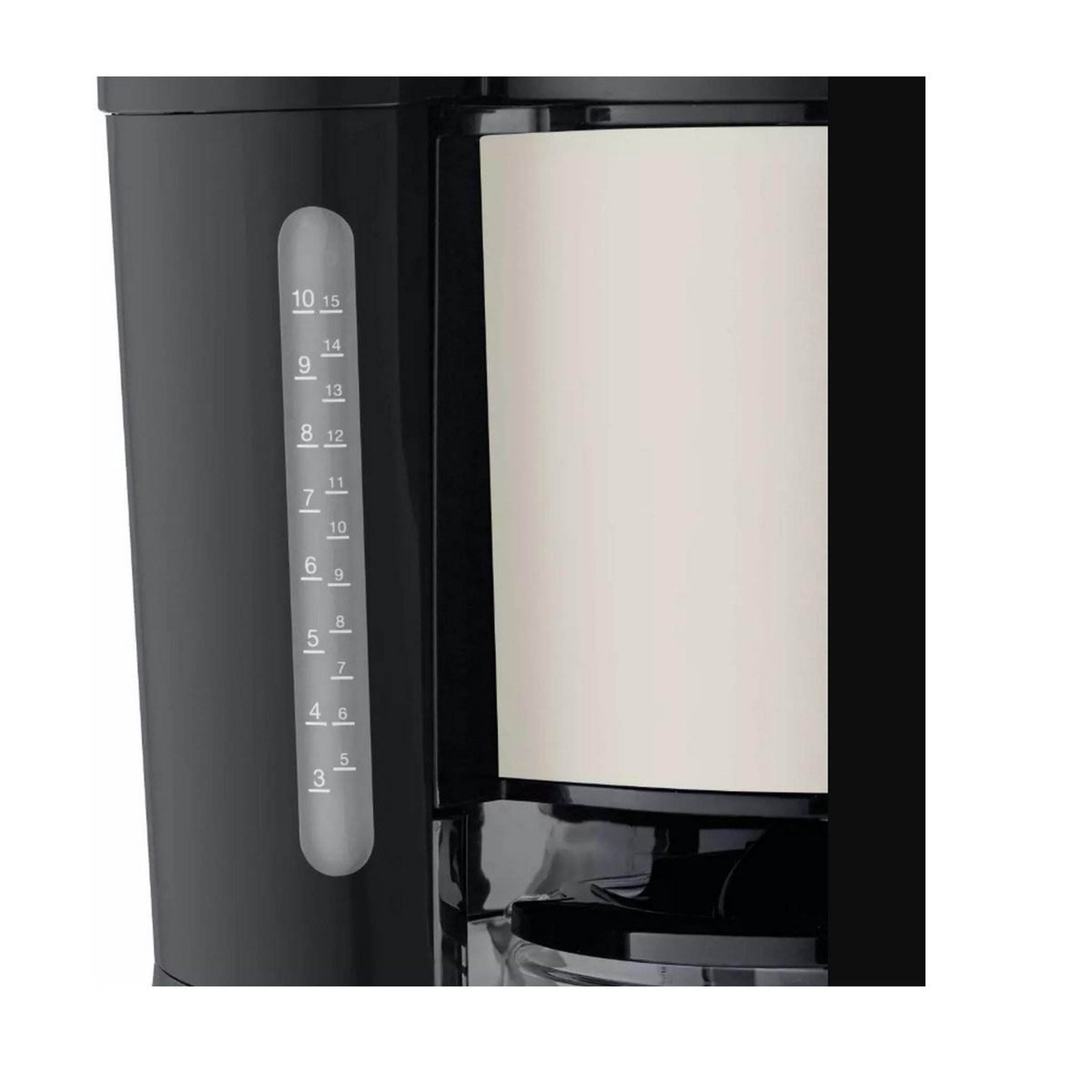 Voir la diapositive 2 : SEVERIN Cafetière 10 tasses 1000w  inox laqué beige - ka9575