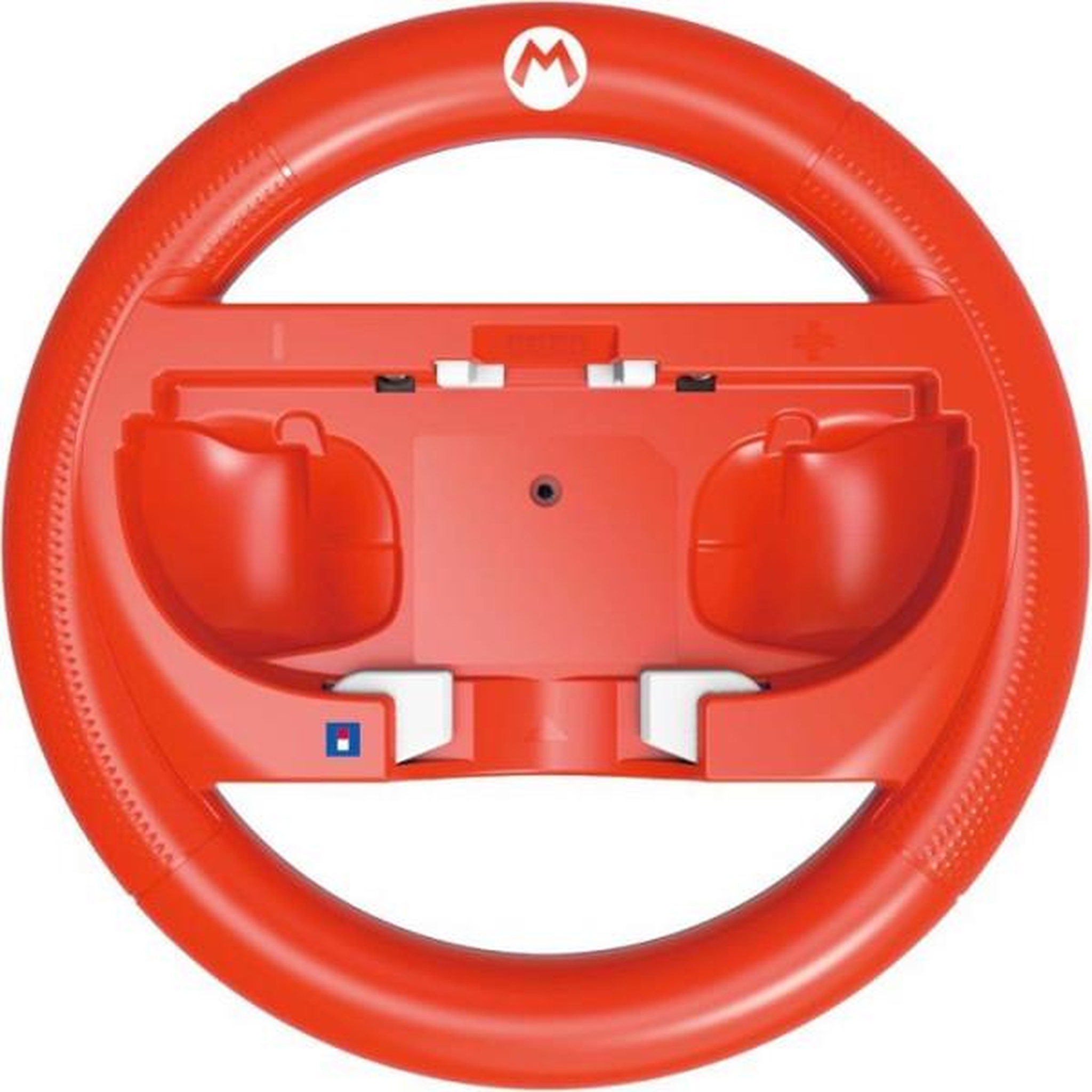HORI Volant de course - Nintendo Switch 2 - Hori - Mario Kart World Joy-Con - Motif Mario - Rouge