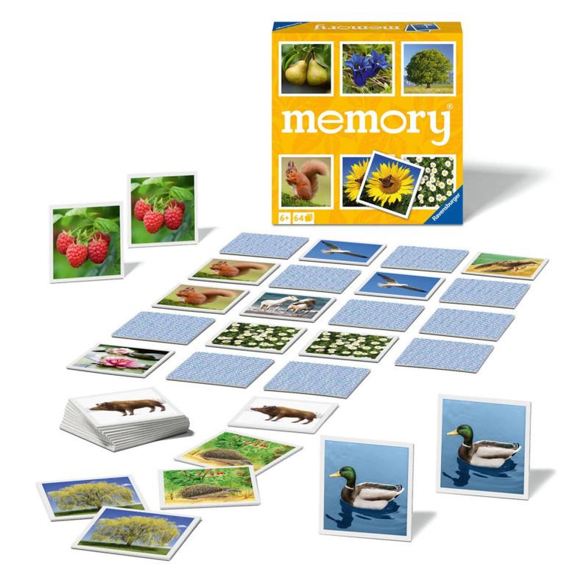 Voir la diapositive 2 : RAVENSBURGER Ravensburger Memory Nature 208814