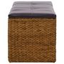 Voir la diapositive 4 : VIDAXL Banc avec 2 paniers Jacinthe d'eau 71 x 40 x 42 cm Marron