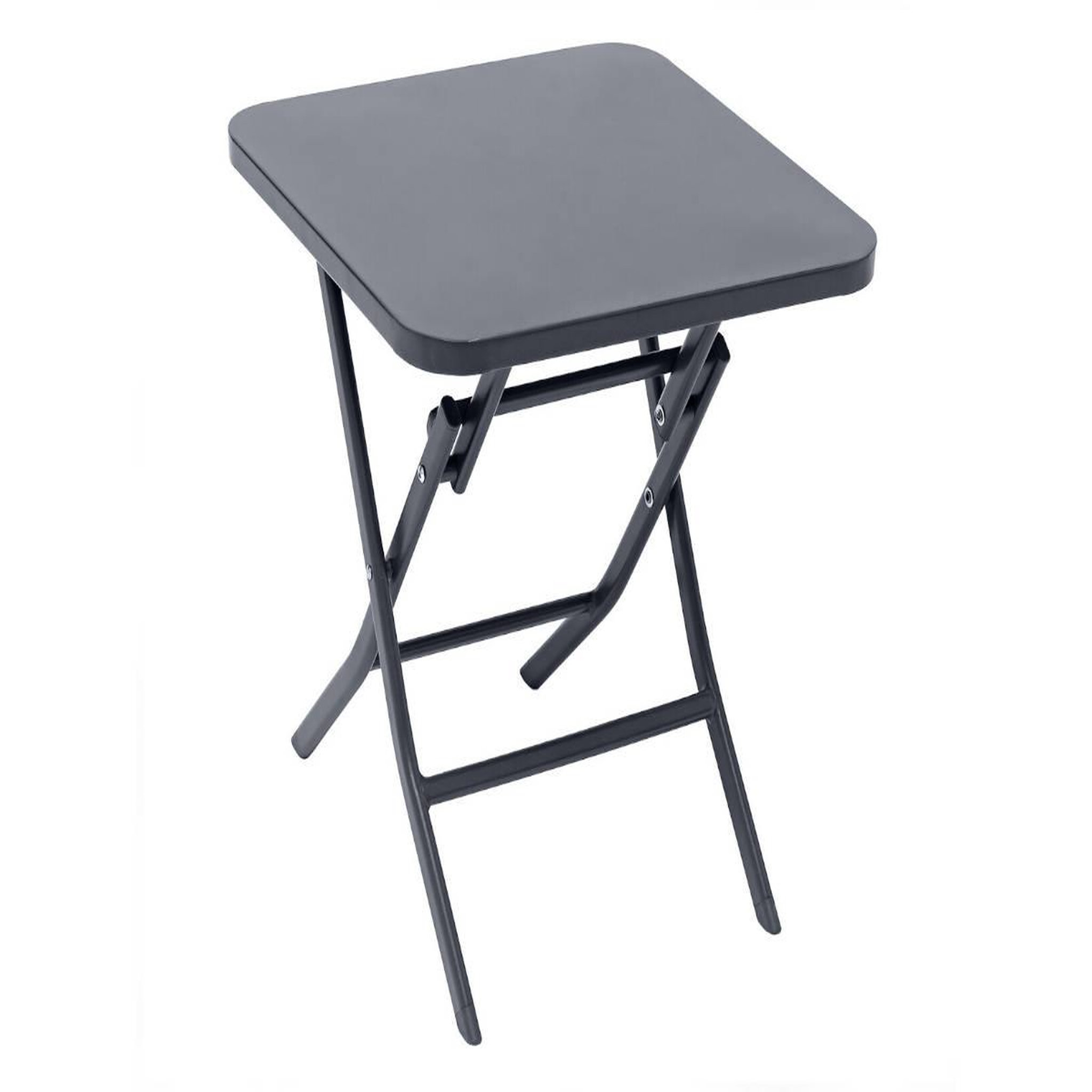 HESPERIDE Table d'appoint carrée pliante greensboro graphite - 40 x 40 cm - hespéride