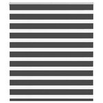 VIDAXL Store zebre noir 135x100 cm largeur du tissu 130,9 cm polyester