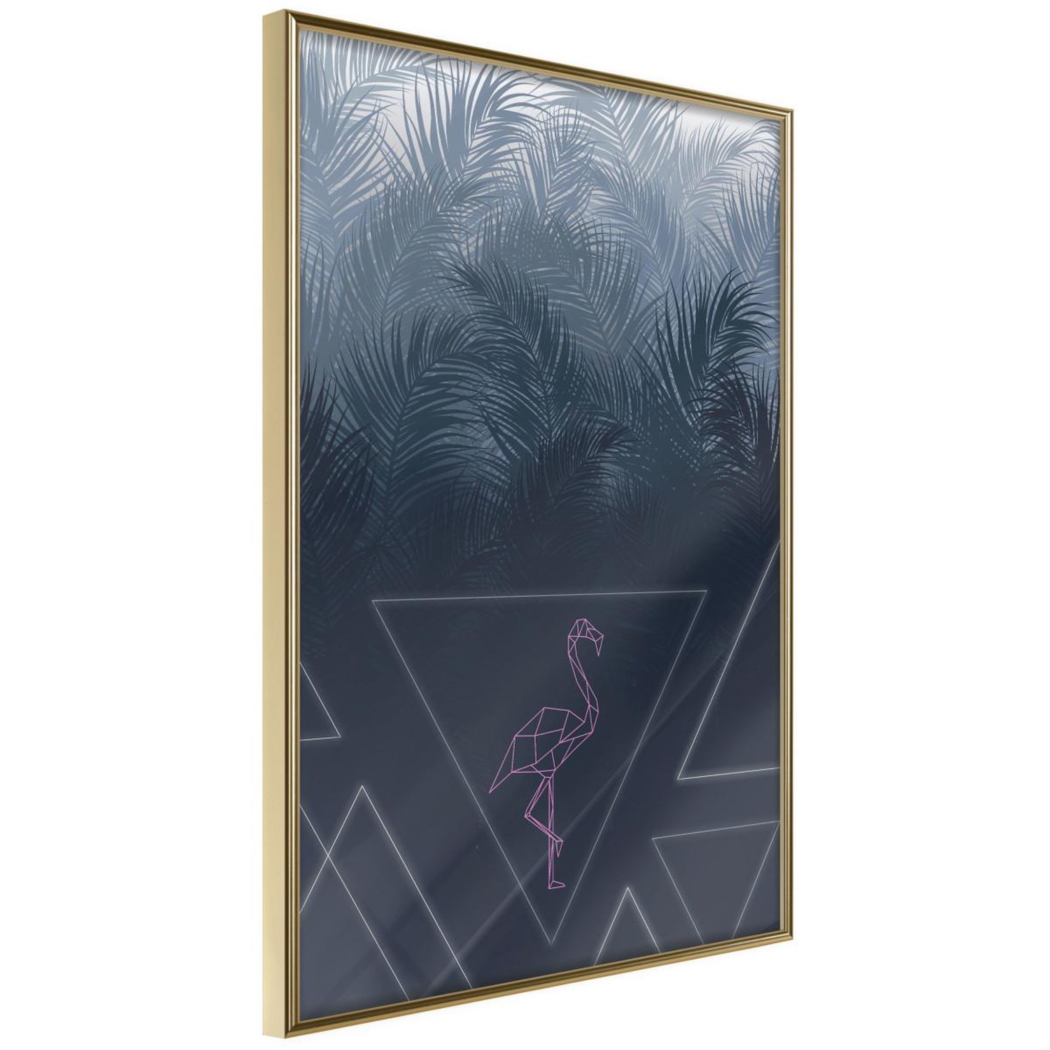 Voir la diapositive 1 : Paris Prix Affiche murale encadrée  geometric jungle