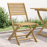 VIDAXL Chaises pliables de jardin lot de 4 bois massif d'acacia