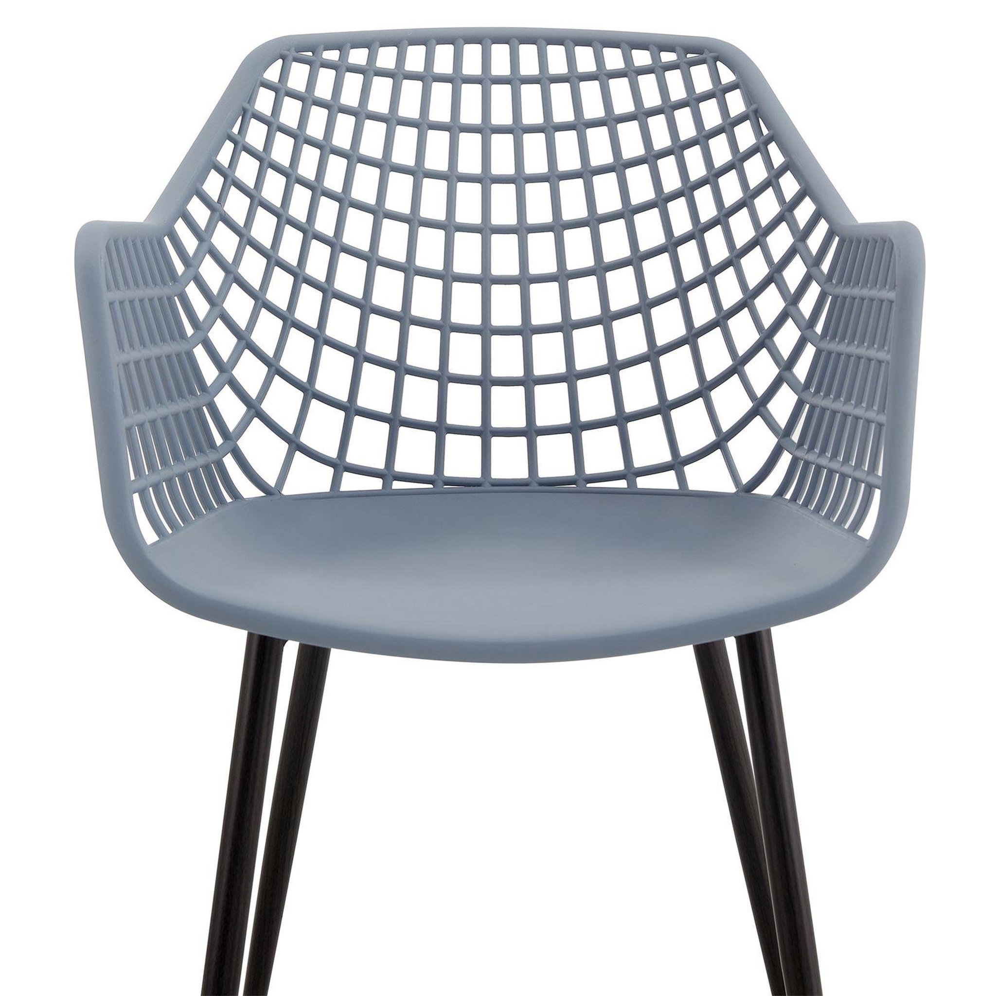 Voir la diapositive 6 : IDIMEX Lot de 4 chaises LUCIA, en plastique