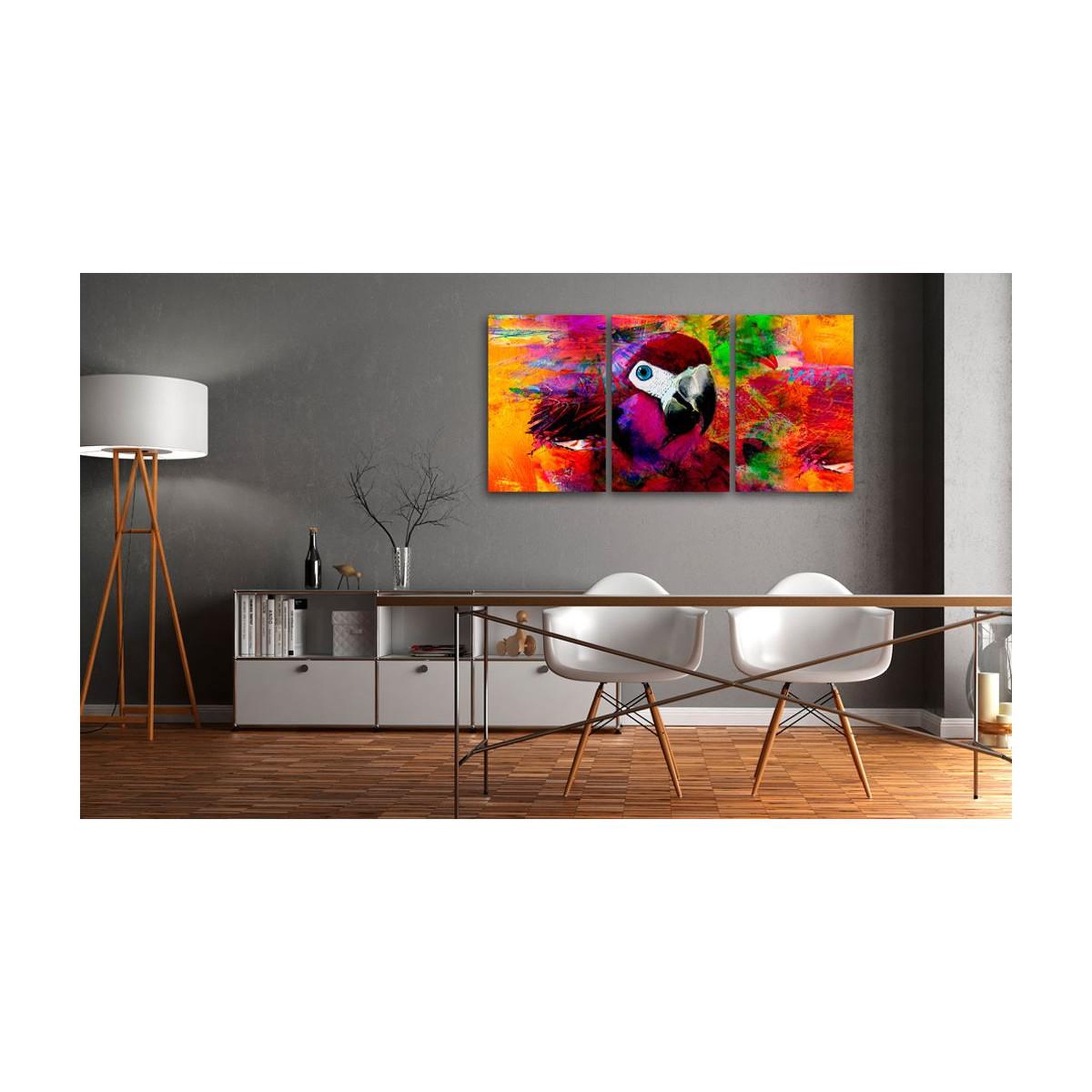 Voir la diapositive 2 : Paris Prix Tableau imprimé  jungle of colours