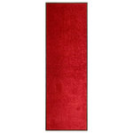 VIDAXL Paillasson lavable Rouge 60x180 cm