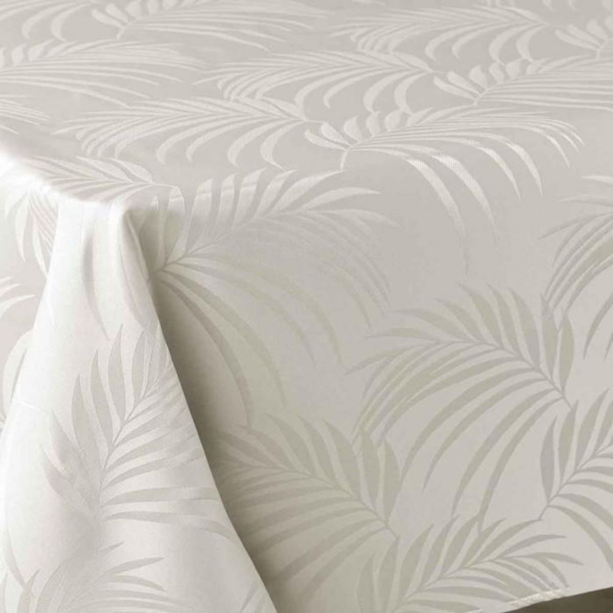 Paris Prix Nappe Jacquard  Plumette  140x240cm Lin
