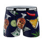 Voir la diapositive 4 : FREEGUN Lot de 4 boxers enfant Aop Fun