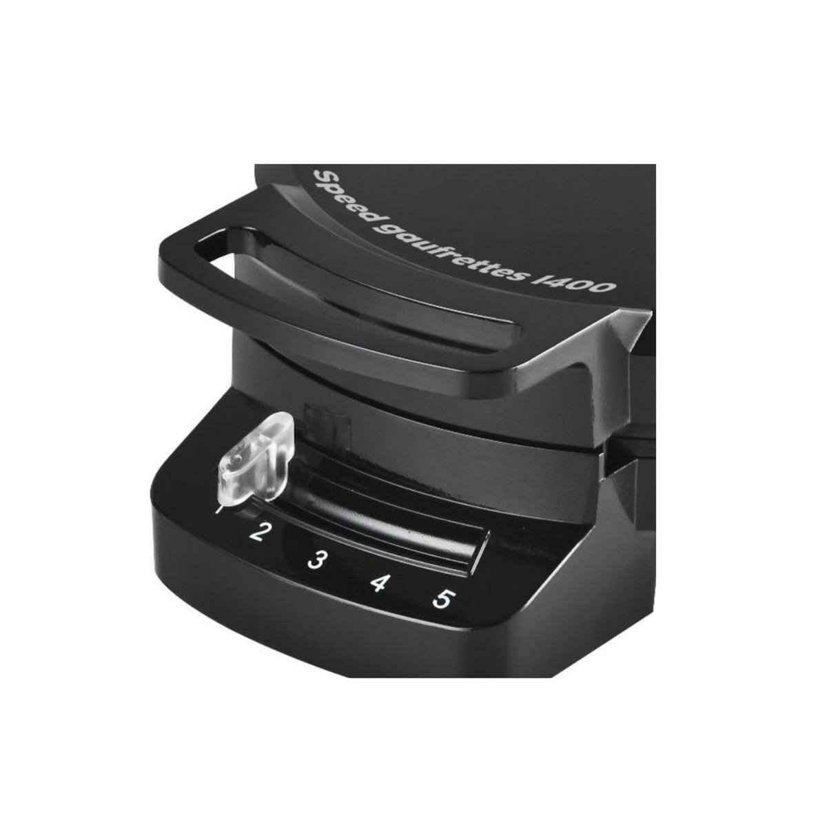 LITTLE BALANCE Gaufrier forme coeur 1200w noir - 8382