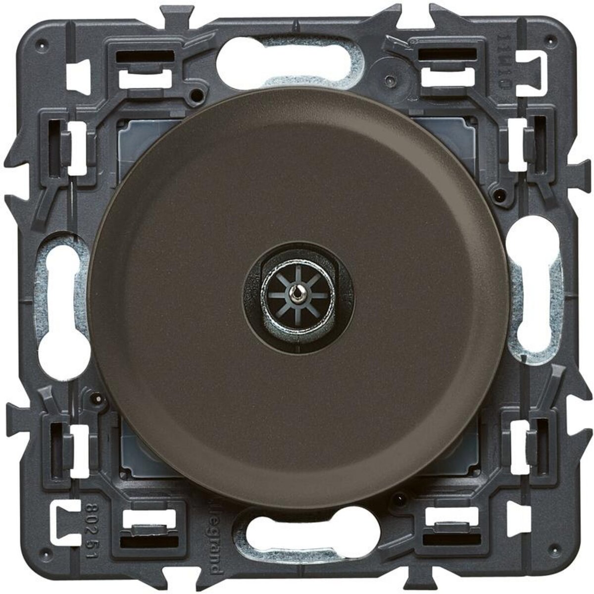 Legrand Celiane prise TV mâle simple graphite