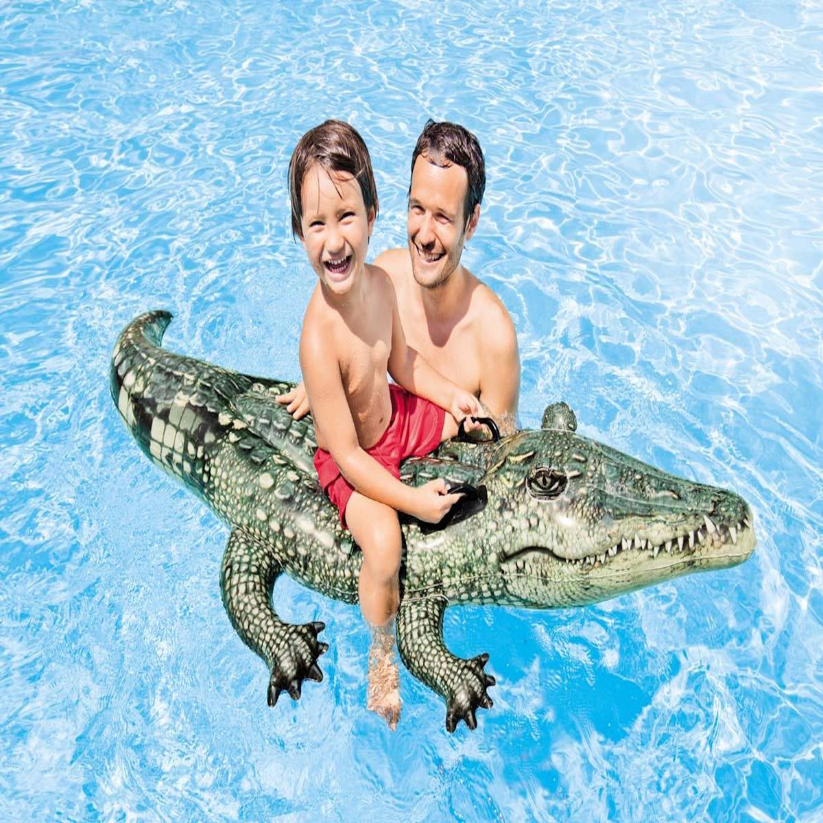 INTEX Crocodile gonflable à chevaucher - Intex