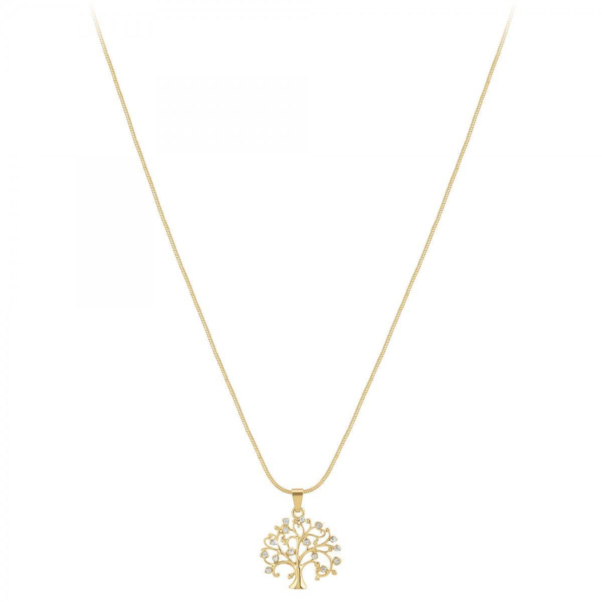 Voir la diapositive 3 : SC BOHEME Collier arbre de vie SC Bohème orné de Cristaux scintillants