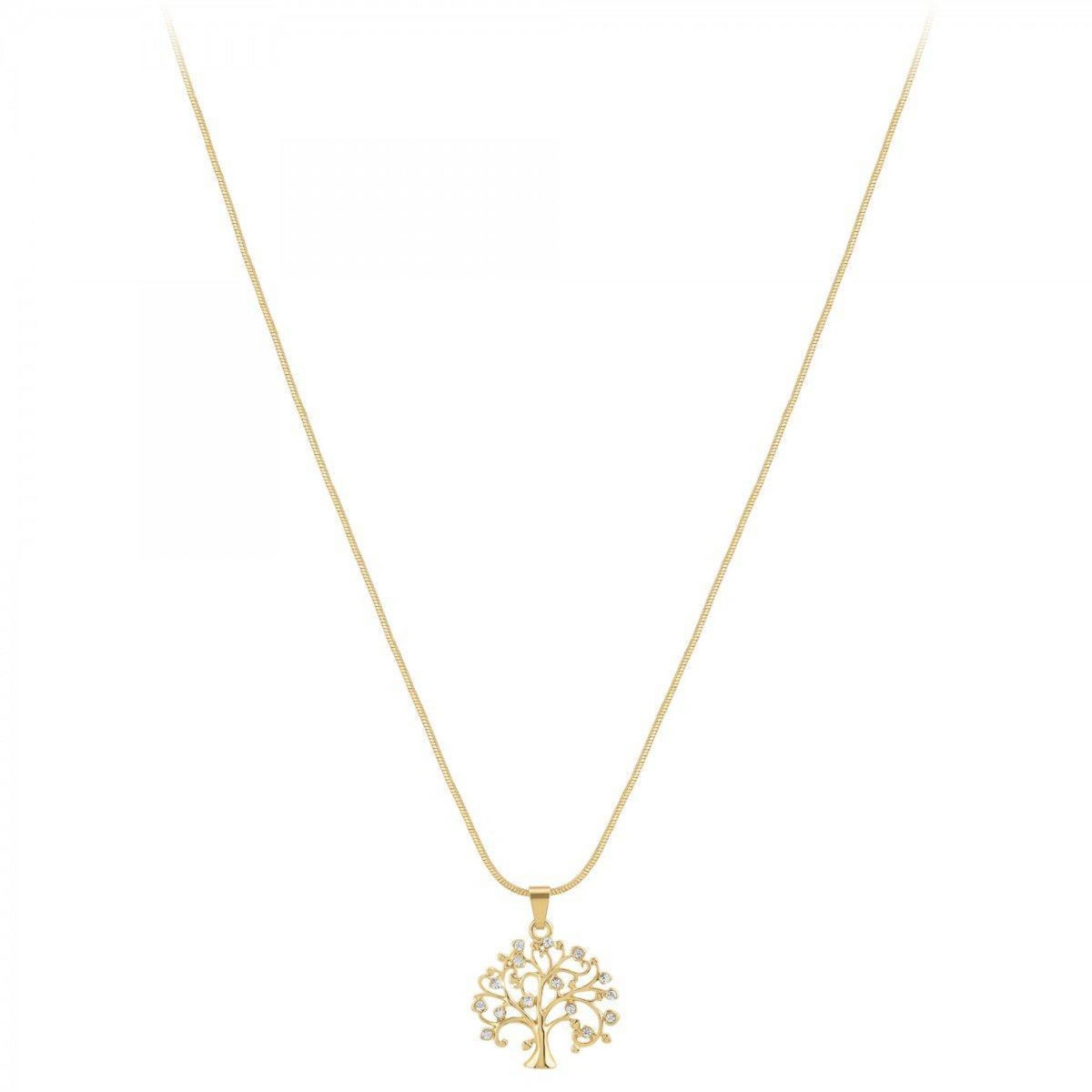 SC BOHEME Collier arbre de vie SC Bohème orné de Cristaux scintillants