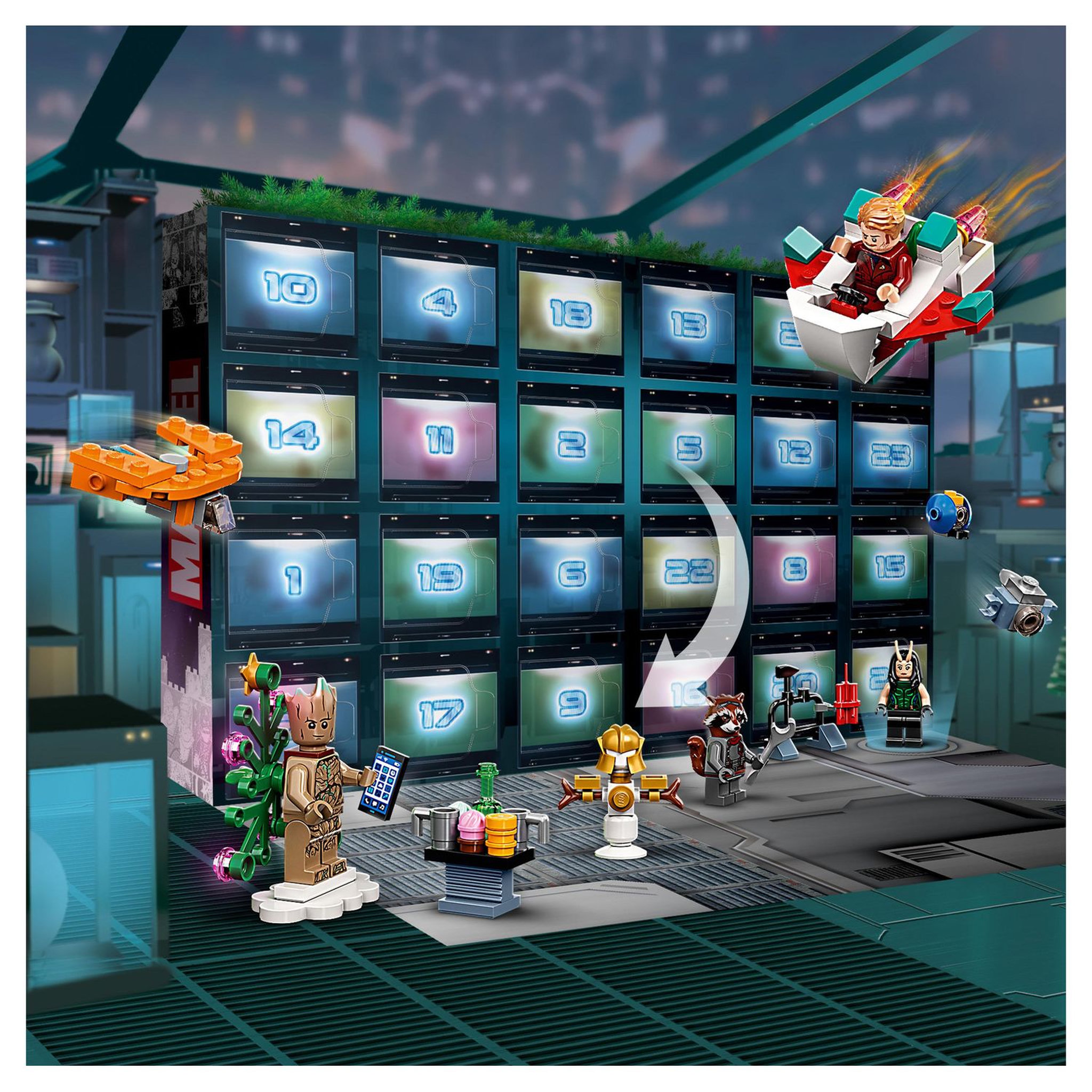 Voir la diapositive 5 : LEGO Marvel Super Heroes Calendrier de l'avent 
